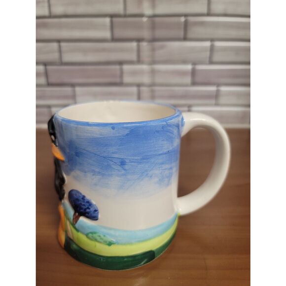 1989 Looney Tunes Daffy Duck Coffee Mug - Picture 4 of 10